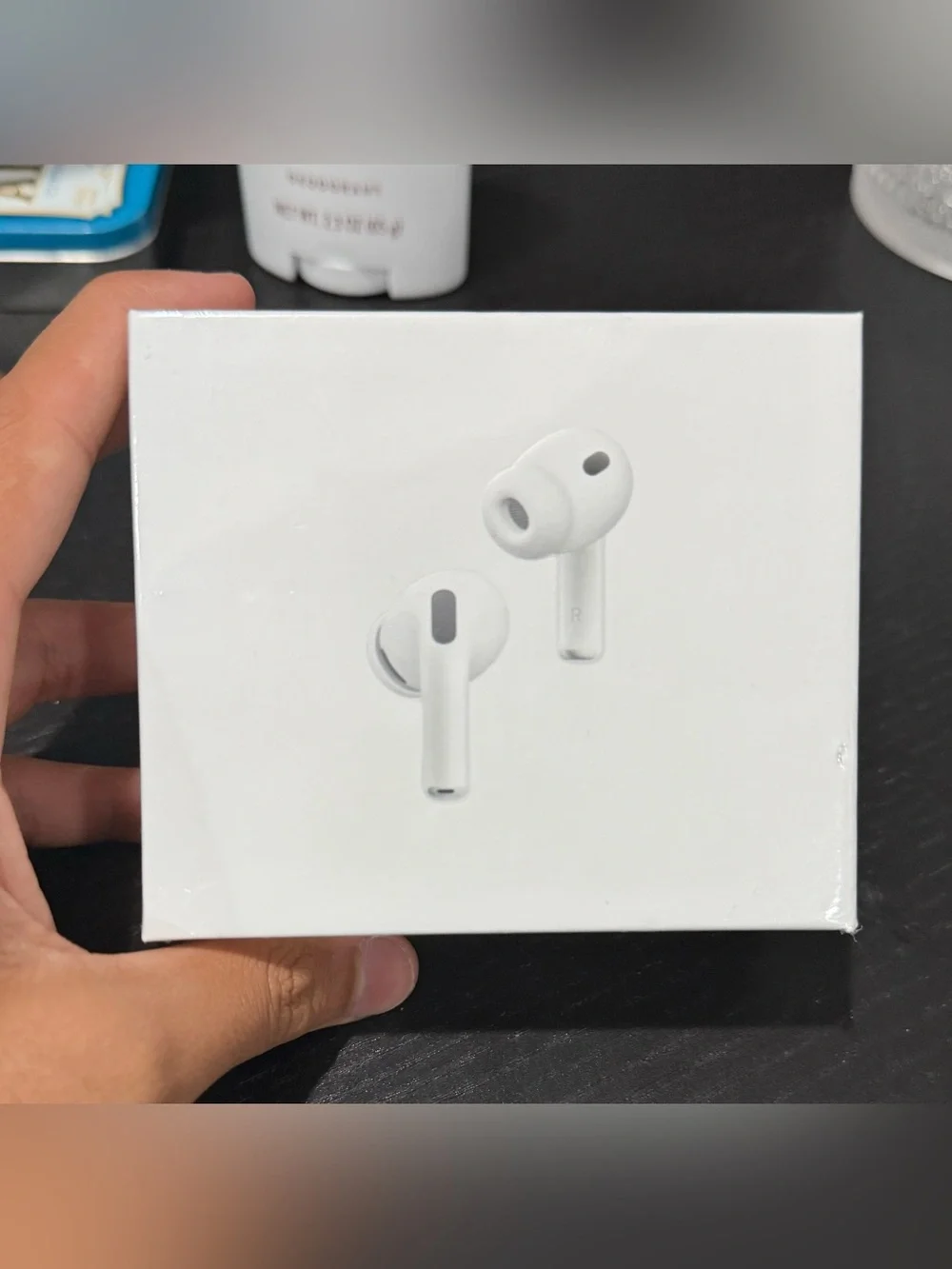 Apple AirPods Pro 3 Box – White with Green Accents
